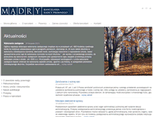 Tablet Screenshot of madry.com.pl